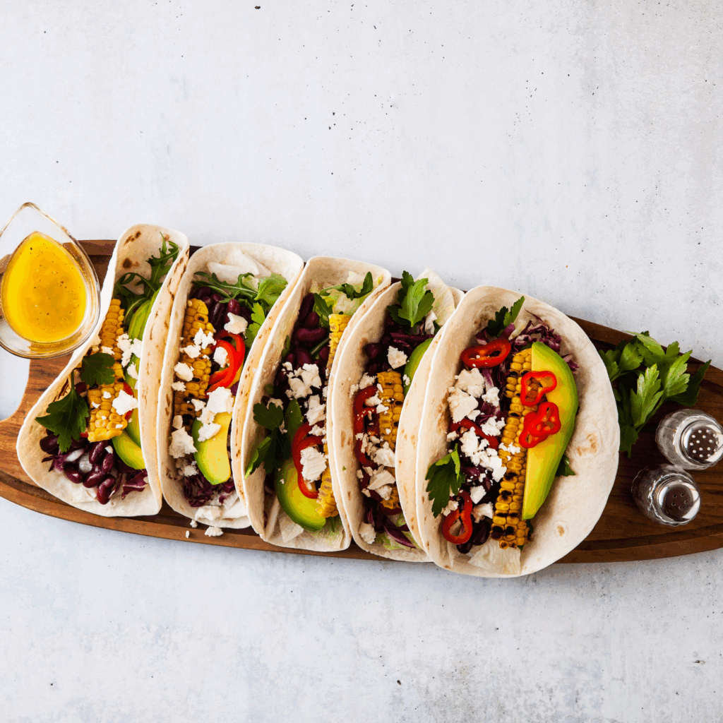 Zucchini and Black Bean Tacos