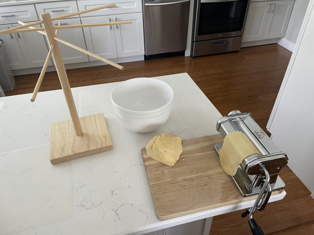 homemade pasta recipe by hand