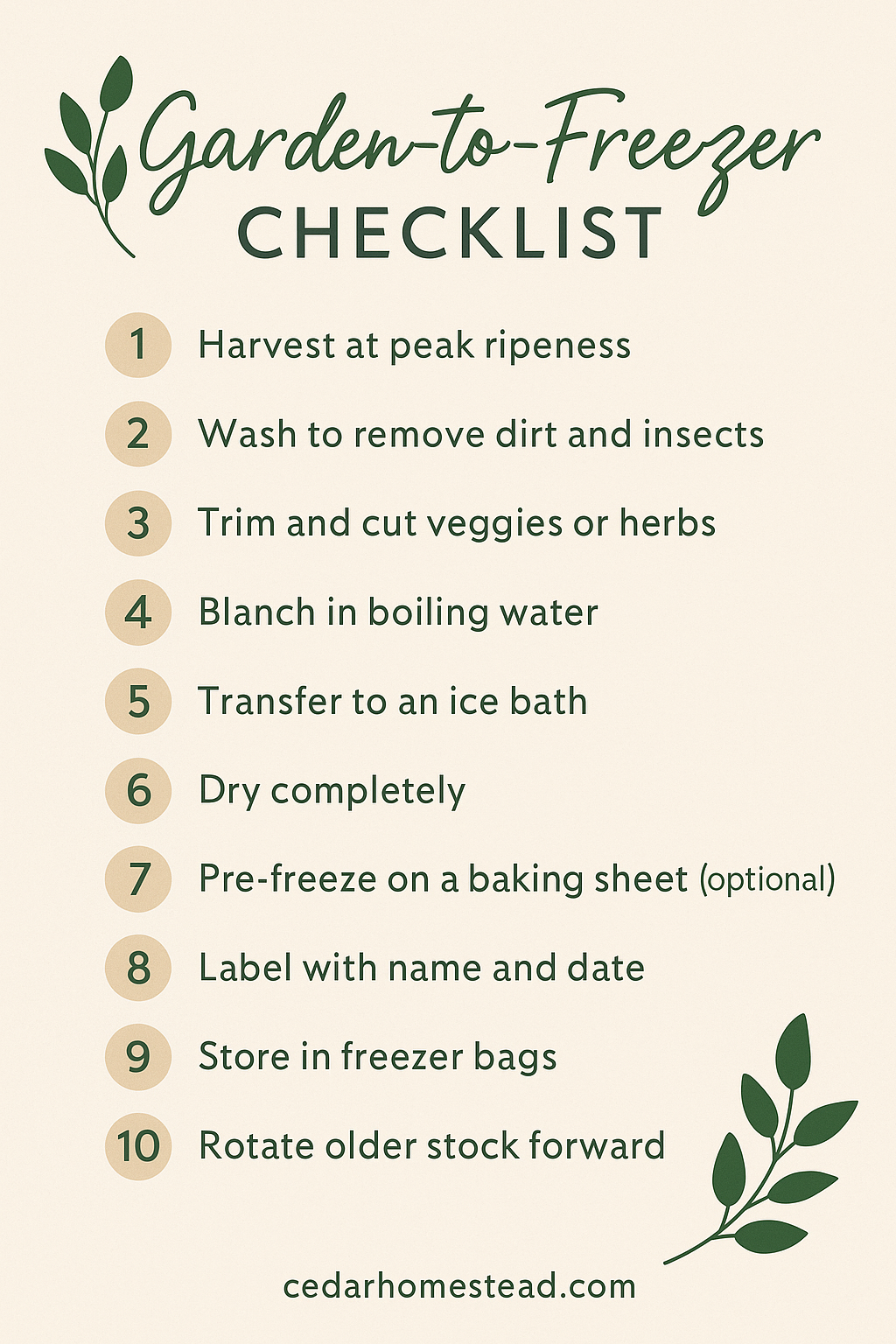 how to blanch green beans for freezing