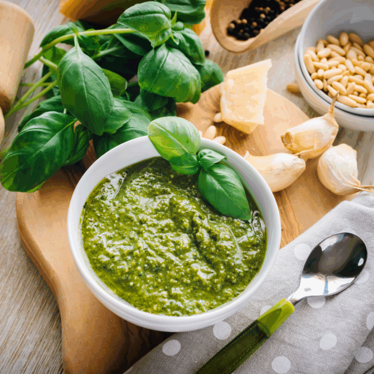 how to make pesto sauce from scratch