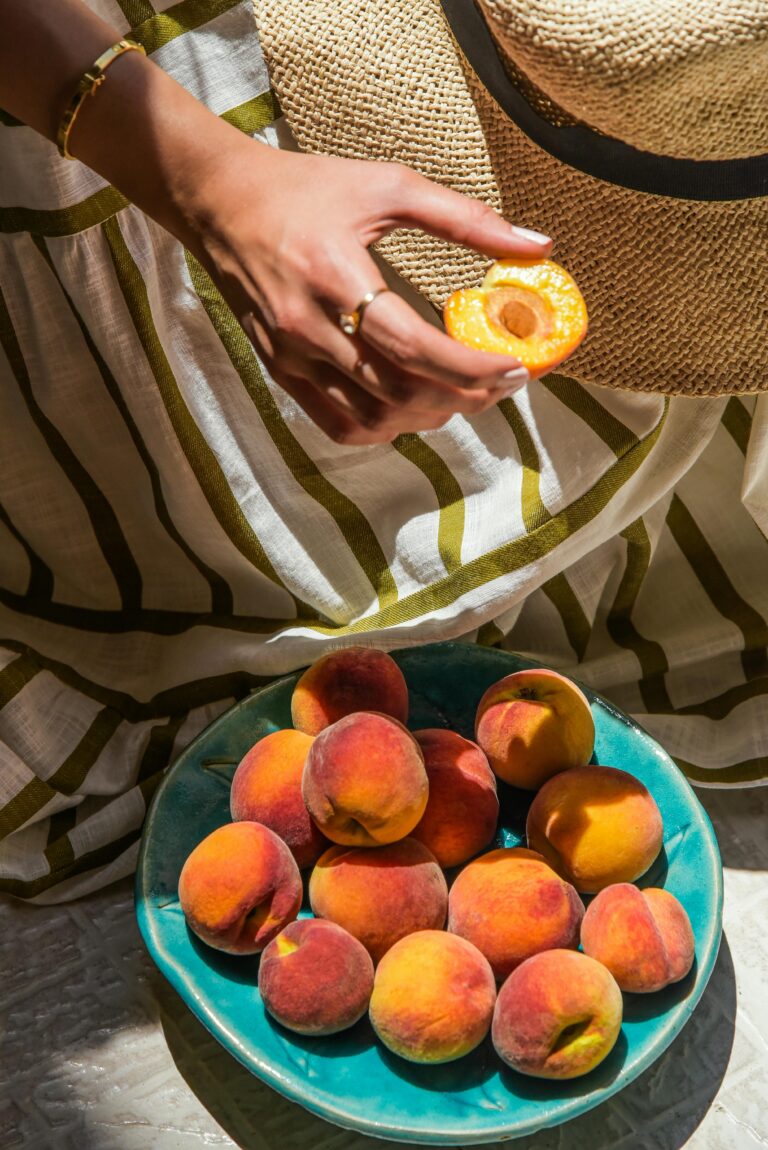 peach desserts easy