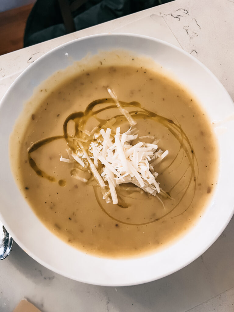 potato and leek soup